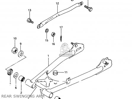 REAR SWINGING ARM - TU250X 1999 (X)