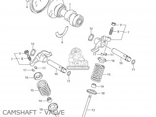 CAMSHAFT - VALVE - TU250X 2009 (K9) USA (E03)