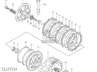 CLUTCH - TU250X 2009 (K9) USA (E03)