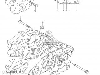 CRANKCASE - TU250X 2009 (K9) USA (E03)