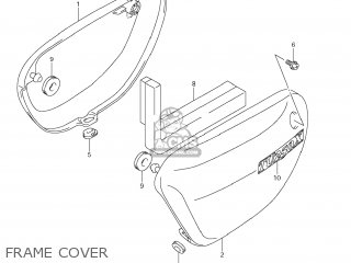 FRAME COVER - TU250X 2009 (K9) USA (E03)