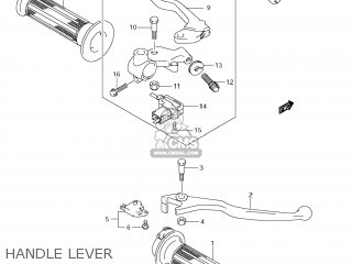 HANDLE LEVER - TU250X 2009 (K9) USA (E03)
