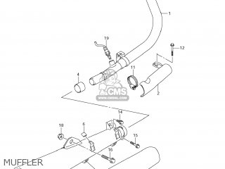 MUFFLER - TU250X 2009 (K9) USA (E03)