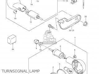 TURNSIGNAL LAMP - TU250X 2009 (K9) USA (E03)