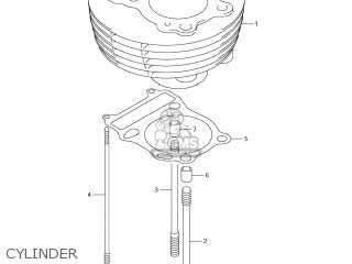 CYLINDER - TU250X 2011 (L1) USA (E03)