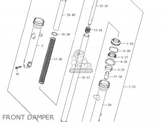 FRONT DAMPER - TU250X 2011 (L1) USA (E03)