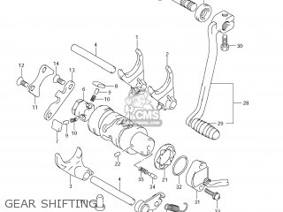 GEAR SHIFTING - TU250X 2011 (L1) USA (E03)
