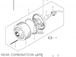REAR COMBINATION LAMP - TU250X 2011 (L1) USA (E03)