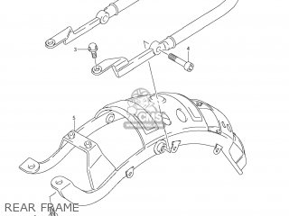 REAR FRAME - TU250X 2011 (L1) USA (E03)