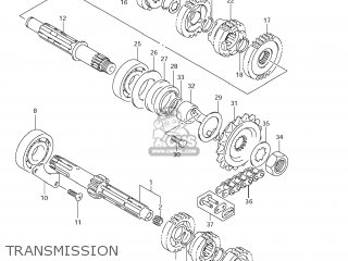 TRANSMISSION - TU250X 2011 (L1) USA (E03)