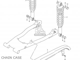 CHAIN CASE - TU250X 2012 (L2) USA (E03)