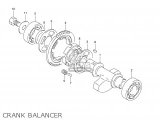 CRANK BALANCER - TU250X 2012 (L2) USA (E03)