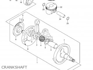 CRANKSHAFT - TU250X 2012 (L2) USA (E03)