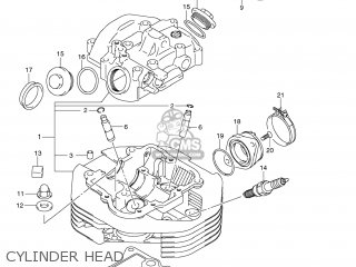 CYLINDER HEAD - TU250X 2012 (L2) USA (E03)