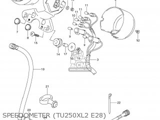 SPEEDOMETER (TU250XL2 E28) - TU250X 2012 (L2) USA (E03)