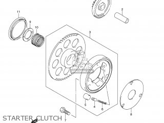 STARTER CLUTCH - TU250X 2012 (L2) USA (E03)