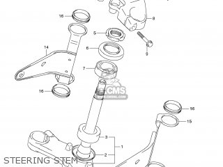 STEERING STEM - TU250X 2012 (L2) USA (E03)