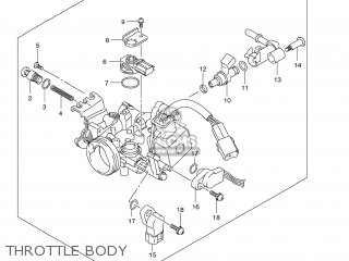 THROTTLE BODY - TU250X 2012 (L2) USA (E03)