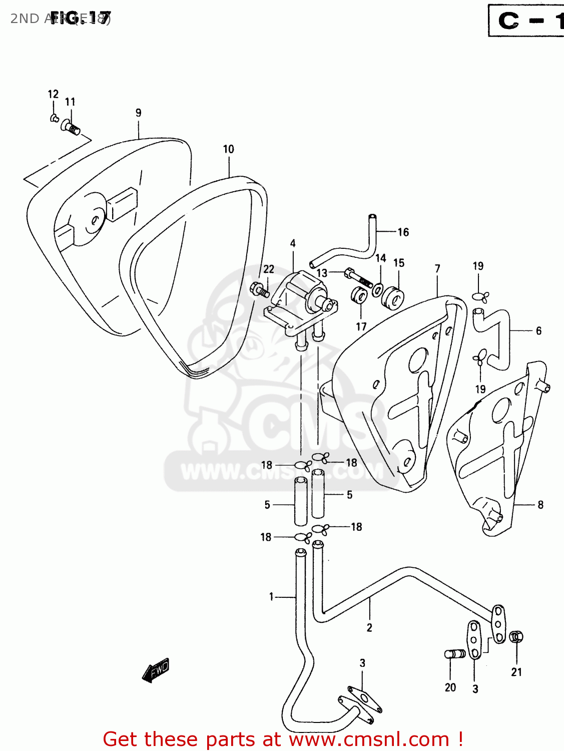 2ND AIR (E18) VL1500 1998 (W) (E02 E04 E17 E18 E22 E24 E25 E34)