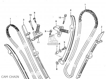 CAM CHAIN - VL1500 1998 (W) (E02 E04 E17 E18 E22 E24 E25 E34)