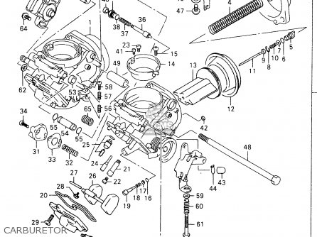 CARBURETOR - VL1500 1998 (W) (E02 E04 E17 E18 E22 E24 E25 E34)