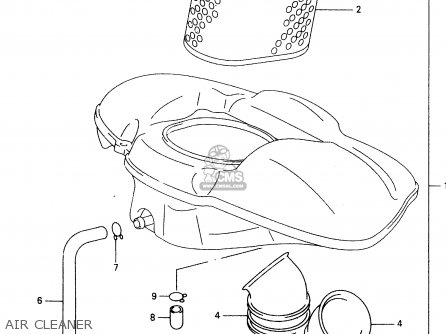 AIR CLEANER - VL1500 1998 (W) (E02 E04 E17 E18 E22 E24 E25 E34)