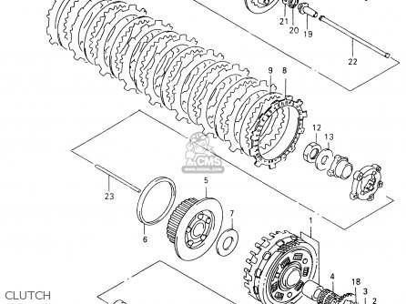 CLUTCH - VL1500 1998 (W) (E02 E04 E17 E18 E22 E24 E25 E34)