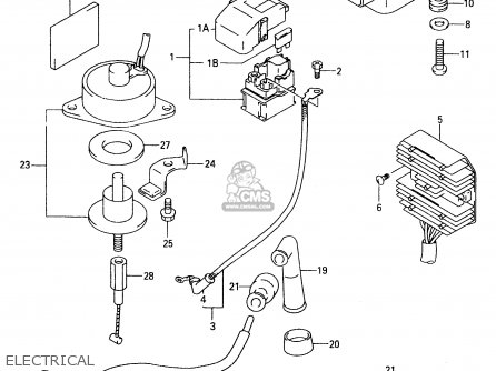 ELECTRICAL - VL1500 1998 (W) (E02 E04 E17 E18 E22 E24 E25 E34)
