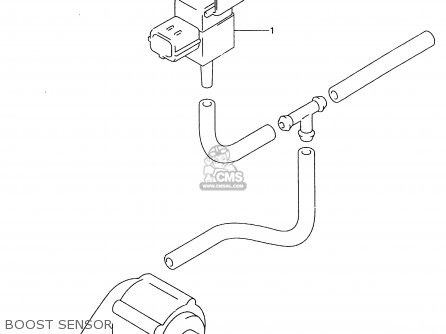BOOST SENSOR - VL1500 1998 (W) (E02 E04 E17 E18 E22 E24 E25 E34)