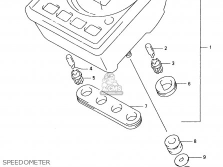 SPEEDOMETER - VL1500 1998 (W) (E02 E04 E17 E18 E22 E24 E25 E34)
