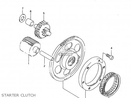 STARTER CLUTCH - VL1500 1998 (W) (E02 E04 E17 E18 E22 E24 E25 E34)
