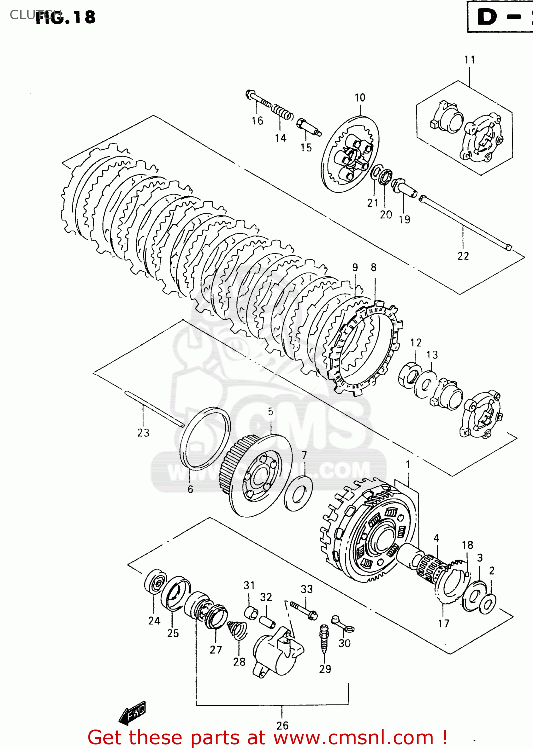 CLUTCH VL1500 1999 (X)
