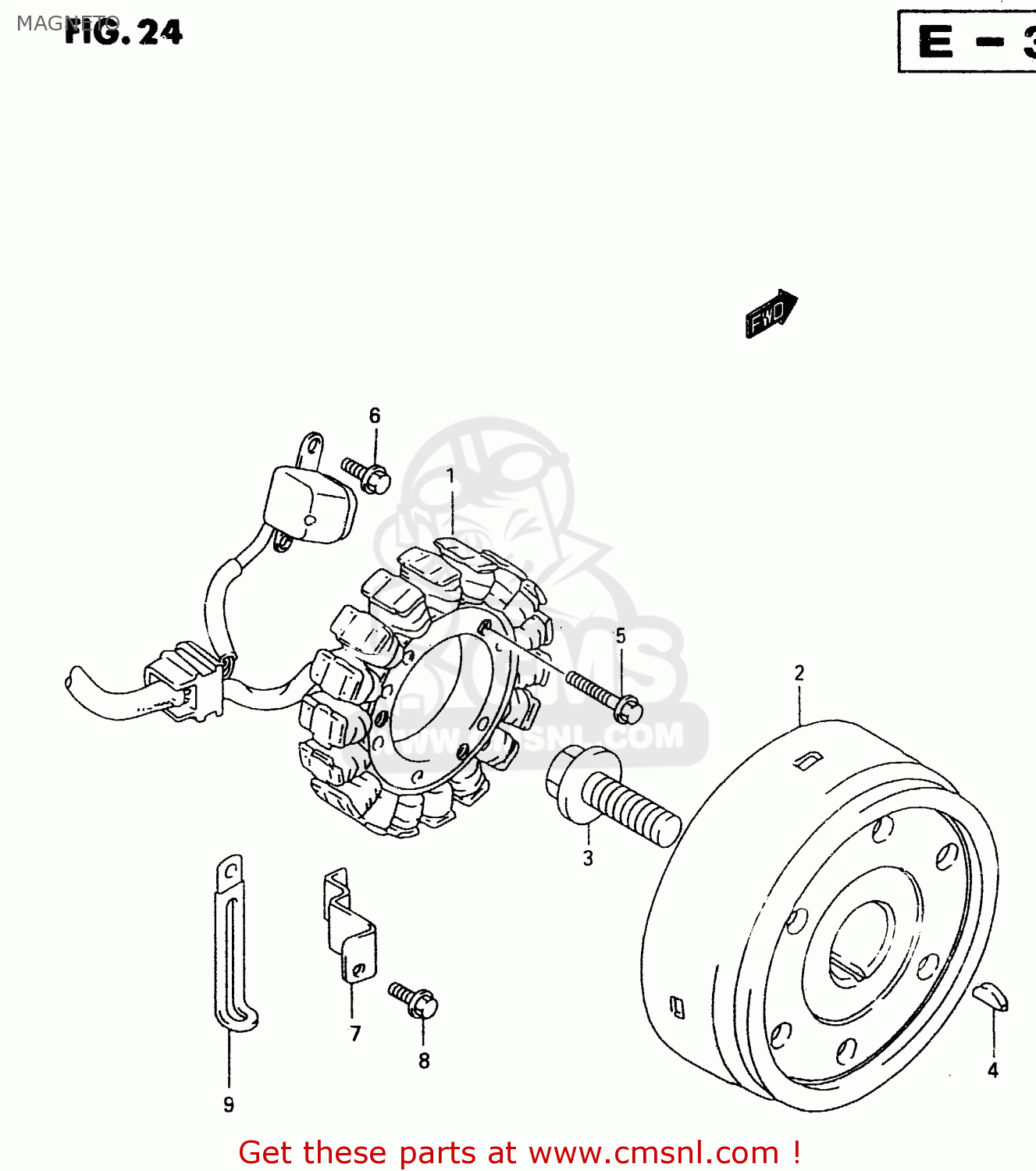 MAGNETO VL1500 1999 (X)
