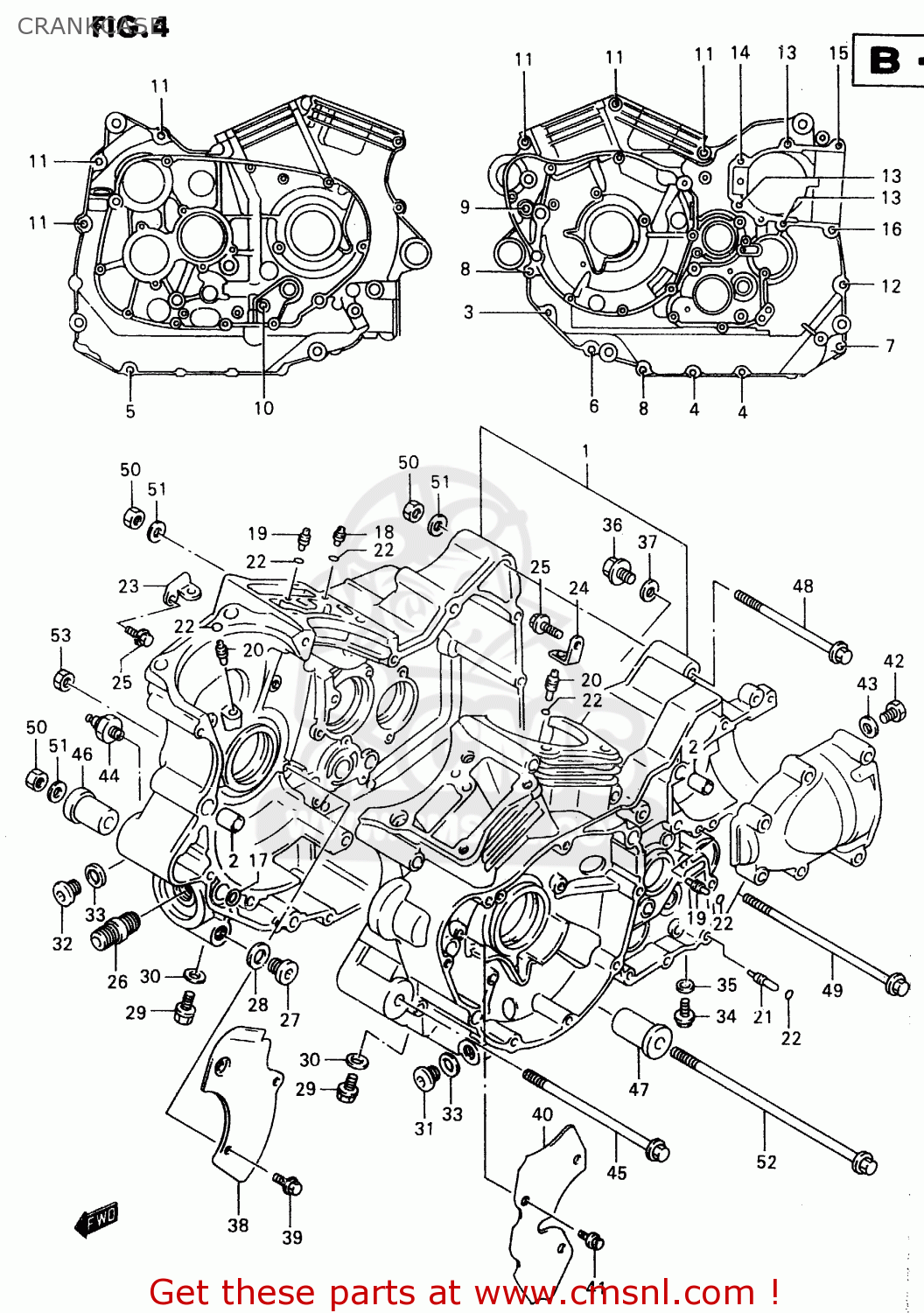 CRANKCASE VL1500 1999 (X)