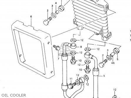 OIL COOLER - VL1500 1999 (X)