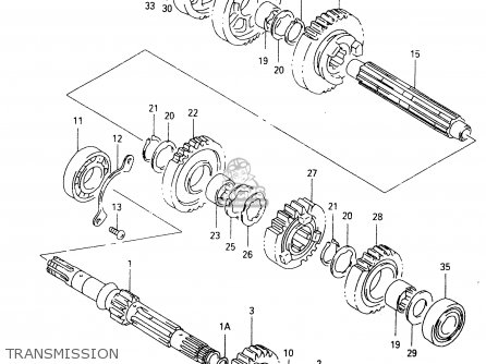 TRANSMISSION - VL1500 1999 (X)