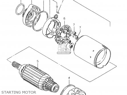 STARTING MOTOR - VL1500 1999 (X)