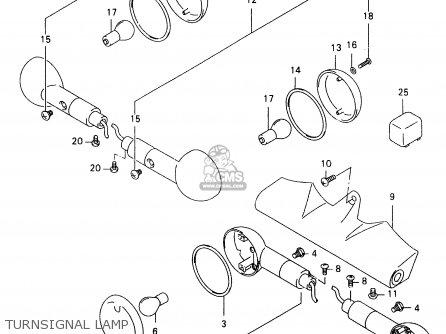 TURNSIGNAL LAMP - VL1500 1999 (X)