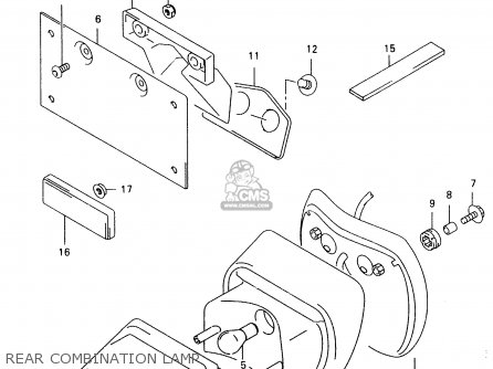 REAR COMBINATION LAMP - VL1500 1999 (X)