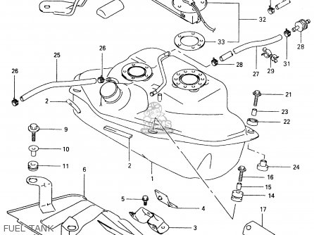 FUEL TANK - VL1500 1999 (X)