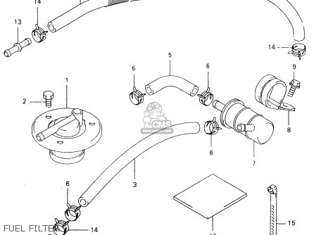 FUEL FILTER - VL1500 1999 (X)