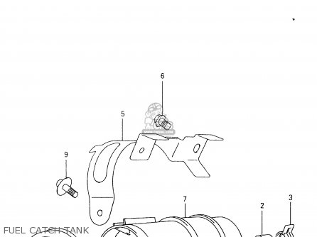 FUEL CATCH TANK - VL1500 1999 (X)