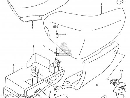 FRAME COVER - VL1500 1999 (X)