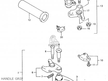 HANDLE GRIP - VL1500 1999 (X)