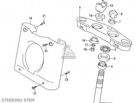 STEERING STEM - VL1500 1999 (X)
