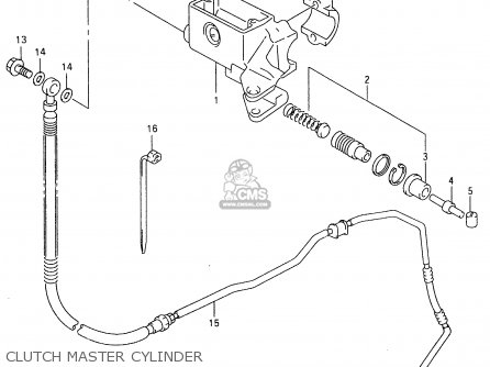 CLUTCH MASTER CYLINDER - VL1500 1999 (X)
