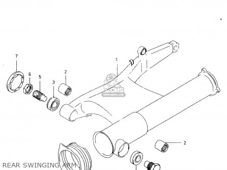 REAR SWINGING ARM - VL1500 1999 (X)