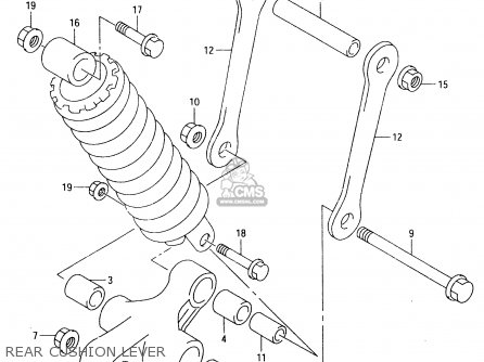 REAR CUSHION LEVER - VL1500 1999 (X)