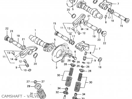 CAMSHAFT - VALVE - VL1500 1999 (X)
