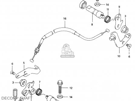 DECOMP SHAFT - VL1500 1999 (X)